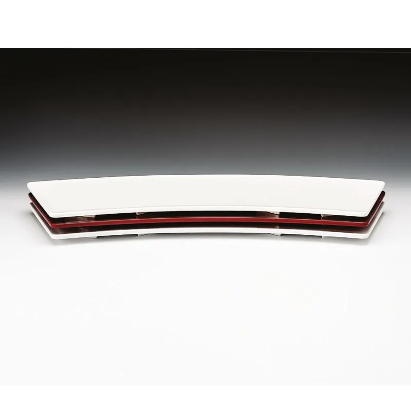Zicco K-2015 Melamin Teşhir Tabağı, 19x56 cm, Beyaz
