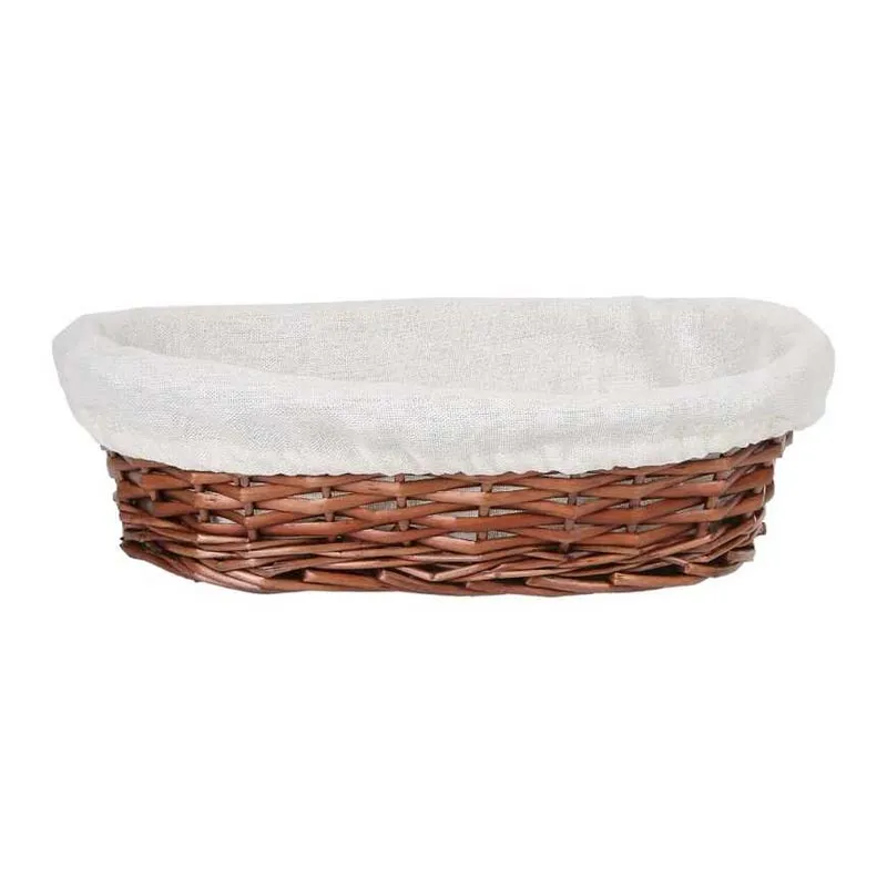 Epinox ES-2820 Hasır Bezli Oval Sepet, 28 cm