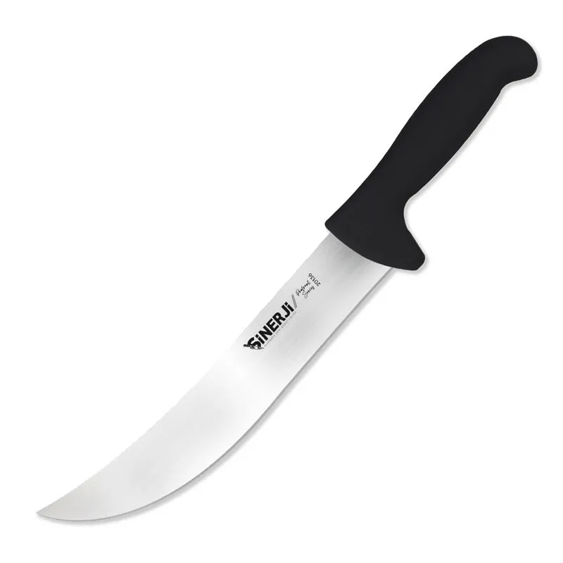 Sinerji Protrend No 3 Plastik Saplı Kıvrık Et Doğrama Bıçağı, 27 cm, Siyah
