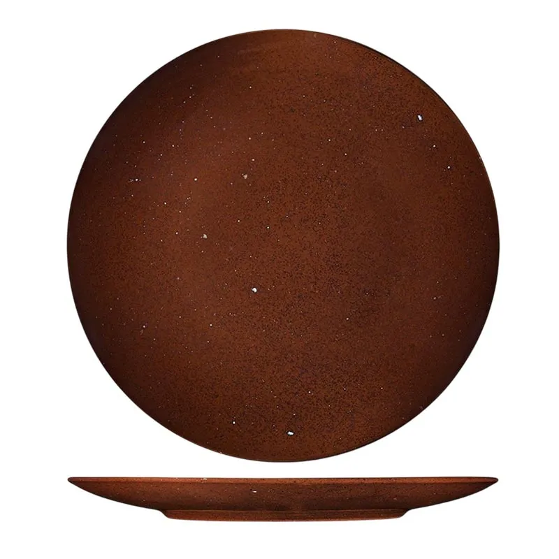 Lilien Lifestyle Düz Tabak, 30 cm, Kahverengi