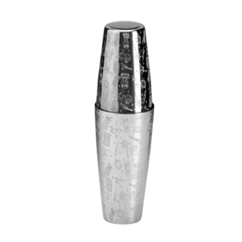 Zicco ZKC-837 Çelik Boston Shaker, 600-700 cl