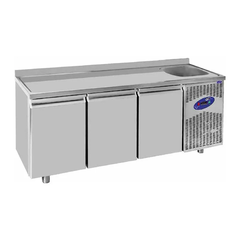 CSA CS-TEK 3D-600-E Evyeli Derin Dondurucu, 3 Kapılı, 400 L