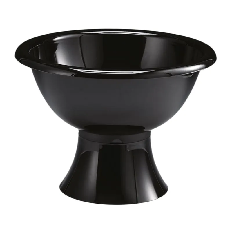 Zicco ZCP-446 Ayaklı Polikarbon Teşhir Kasesi, 35 cm, Siyah