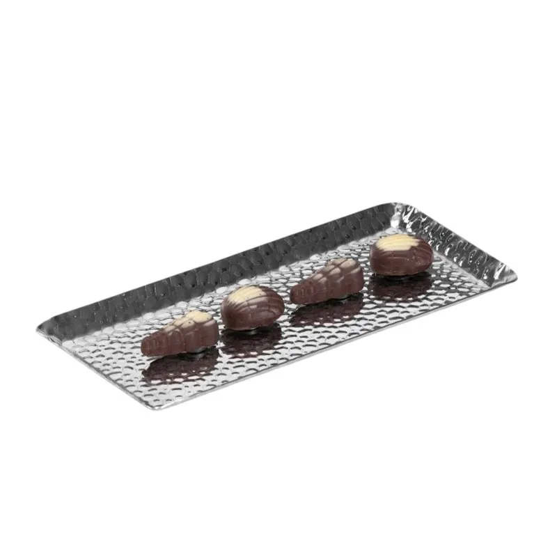 Zicco CPY.3 Çelik Çikolata Teşhir Tepsisi, 9.5x19.5 cm