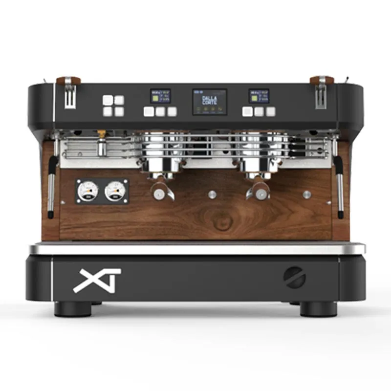Dalla Corte XT Espresso Kahve Makinesi, 2 Gruplu, Koyu Ceviz
