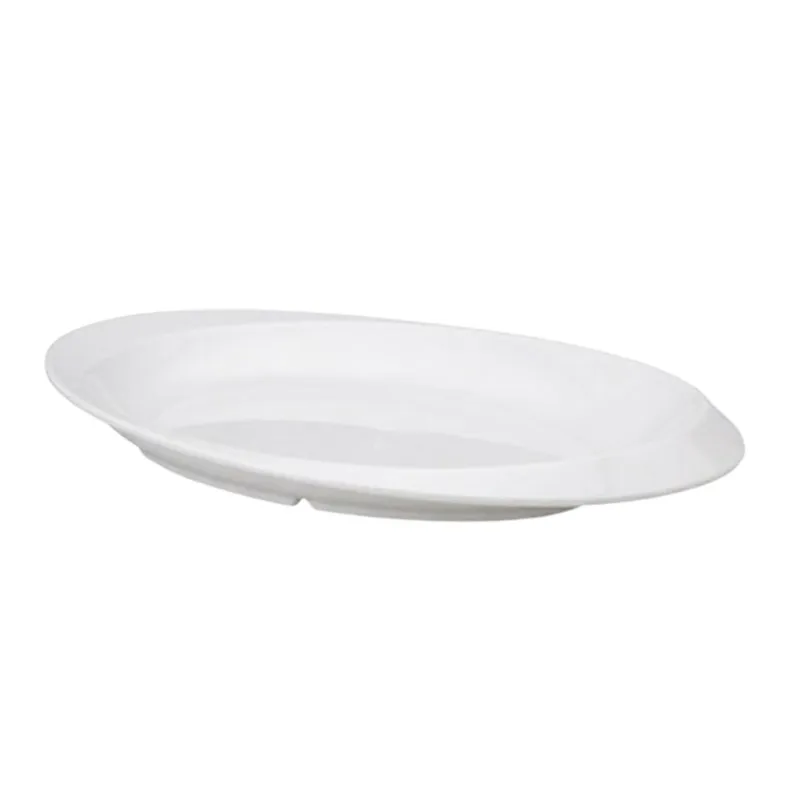 Zicco K-2200 Melamin Kayık Model Teşhir Tepsisi, 26x40x4 cm, Beyaz