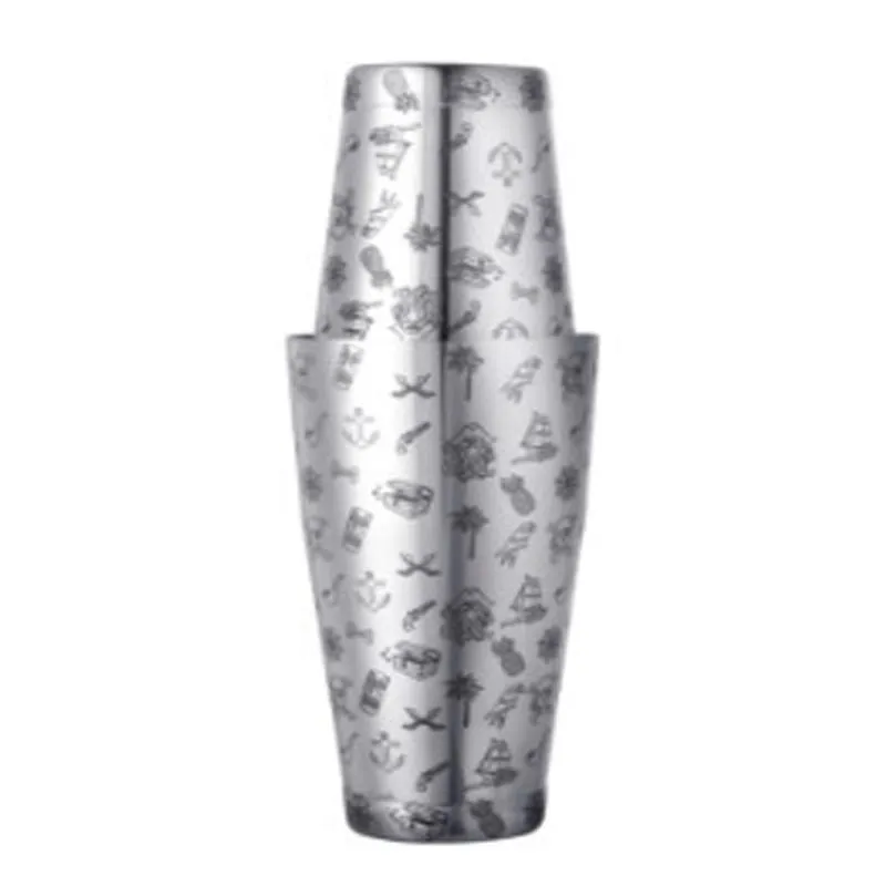 Biradlı BRD-3399 Tattoo Boston Shaker, 550/750 cl
