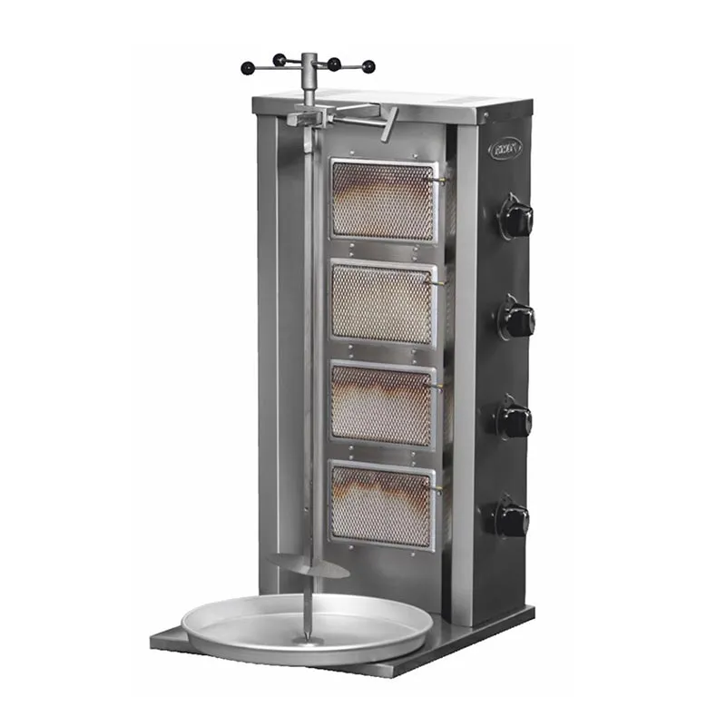 Pimak Ekonomik Döner Makinesi, 4 Radyanlı, Doğalgazlı
