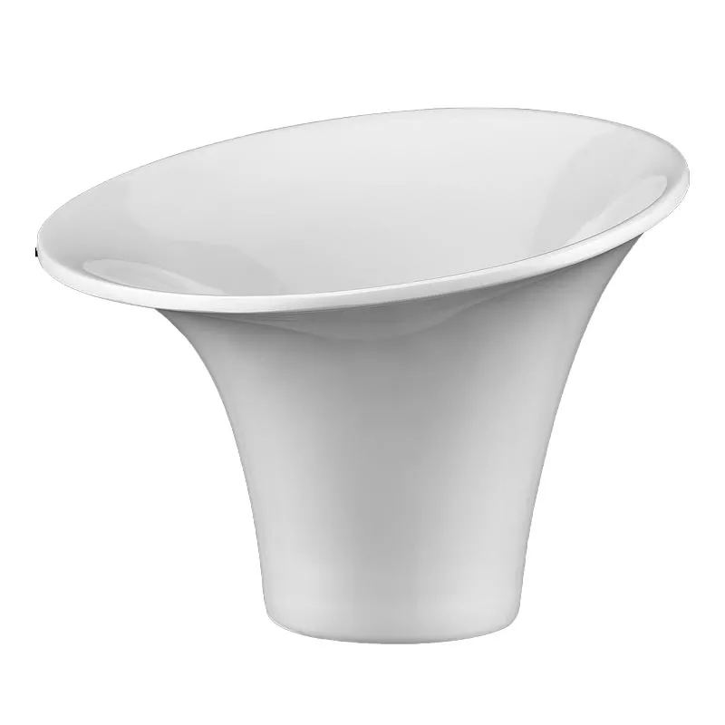 Biradlı BRD-632280 Oval Melamin Derin Sunum Kasesi, 23x18x14.5 cm