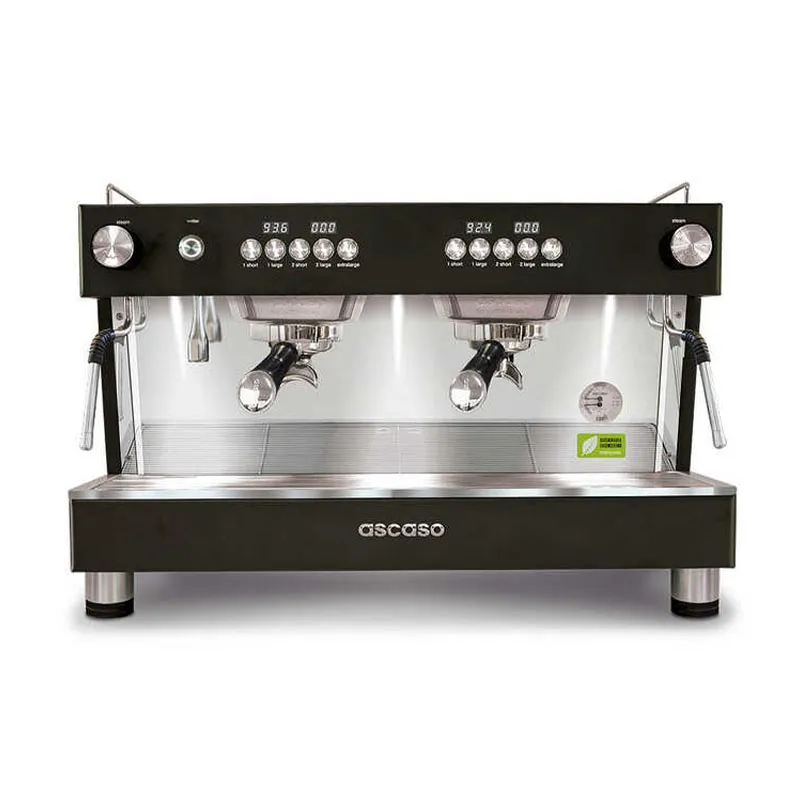 Ascaso Barista T Plus Espresso Kahve Makinesi, 2 Gruplu, Siyah