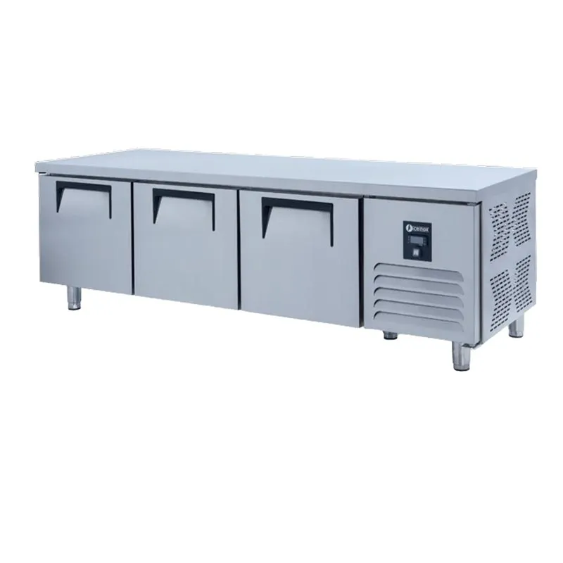 Iceinox UTS 280 CR Pişirici Altı Buzdolabı, 3 Kapılı