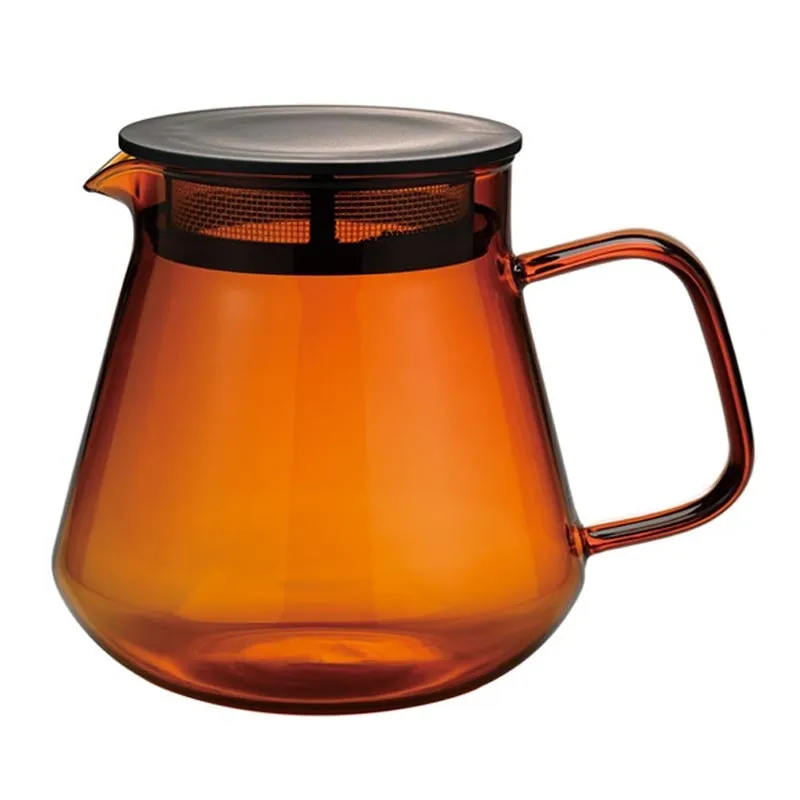 Hario HCT-600-AB Colors Çay Kahve Servis Sürahisi, 600 ml, Amber