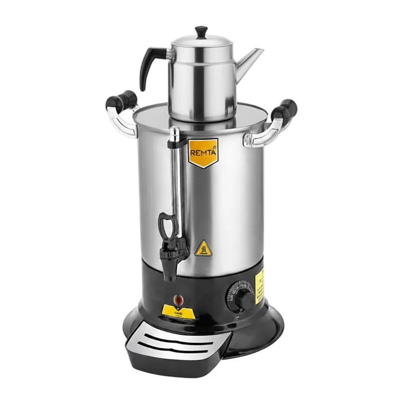 Remta PT11 Platin Model Tek Demlikli Çay Makinesi, 9 L