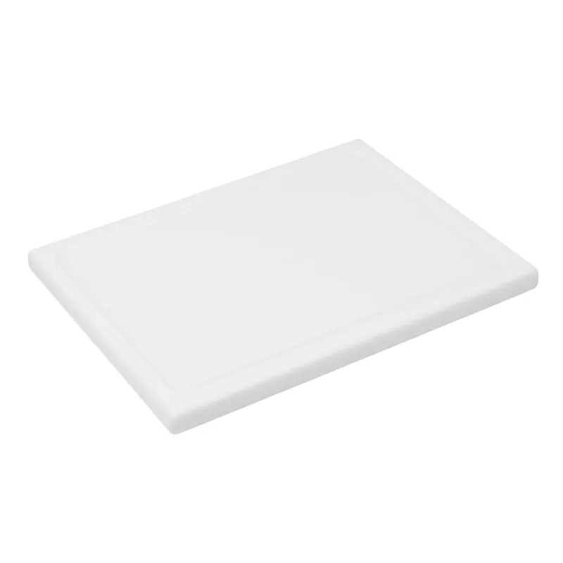 Yelkar YP 1401-3 Oluklu Yuvarlak Köşe ve Kenarlı Polietilen Kesme Levhası, 30x40x1.5 cm, Beyaz