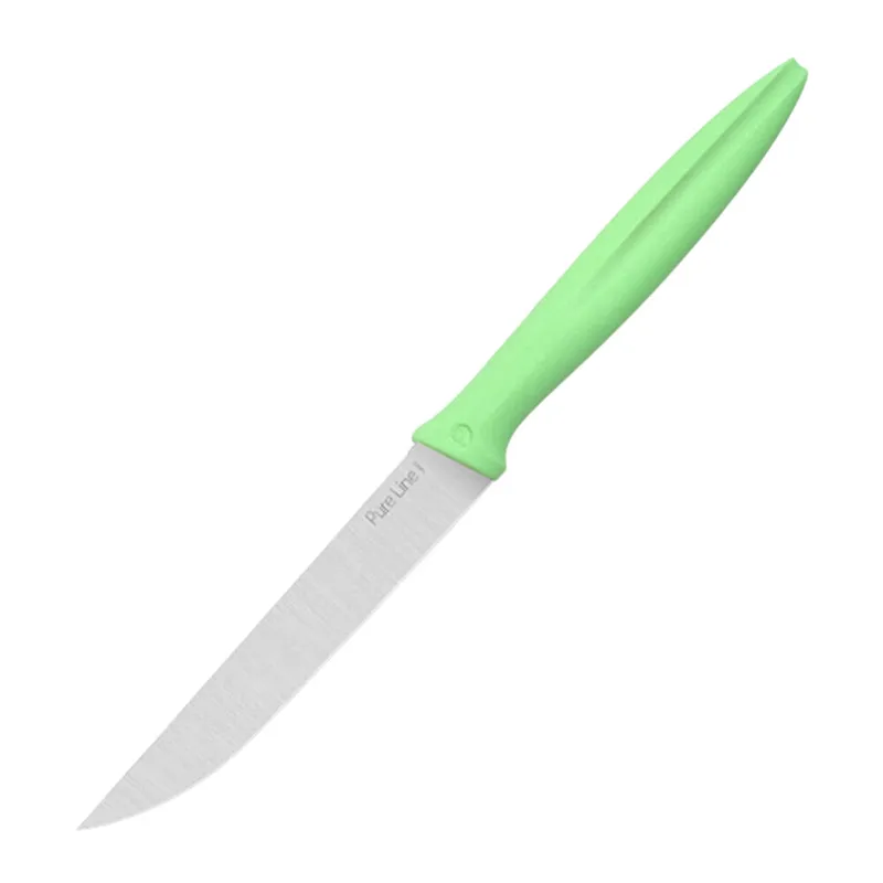 Pirge 46003 Pure Line Düz Sebze Bıçağı, 12 cm, Yeşil
