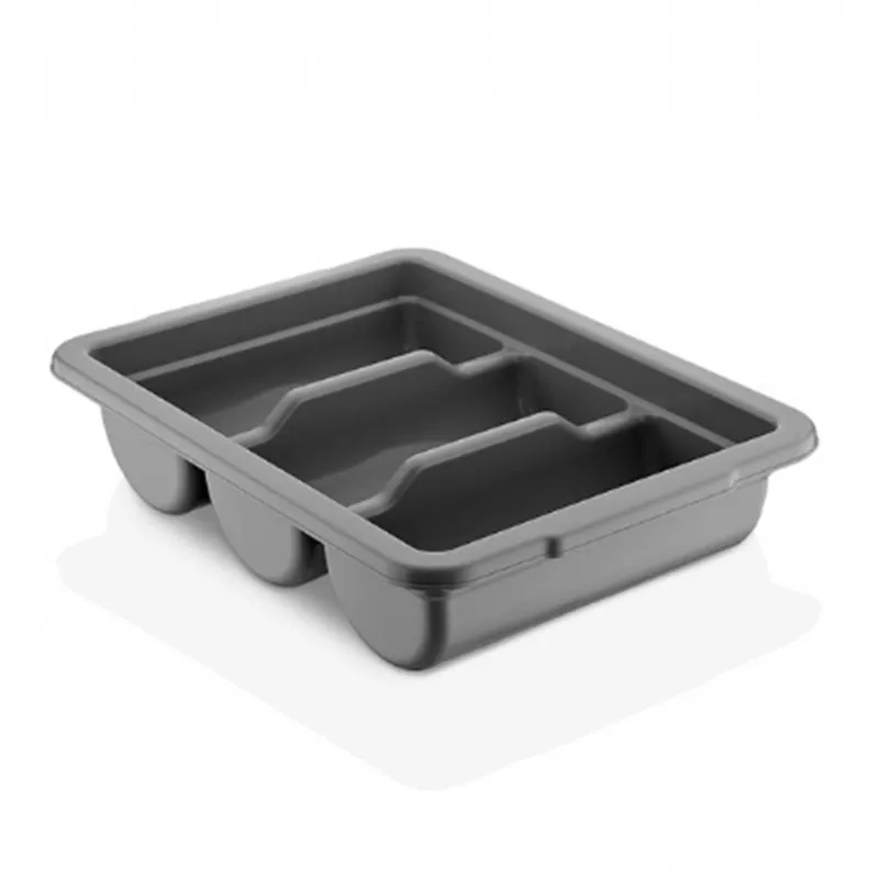 GastroPlast GK-03 3 Bölmeli Kaşıklık, Siyah