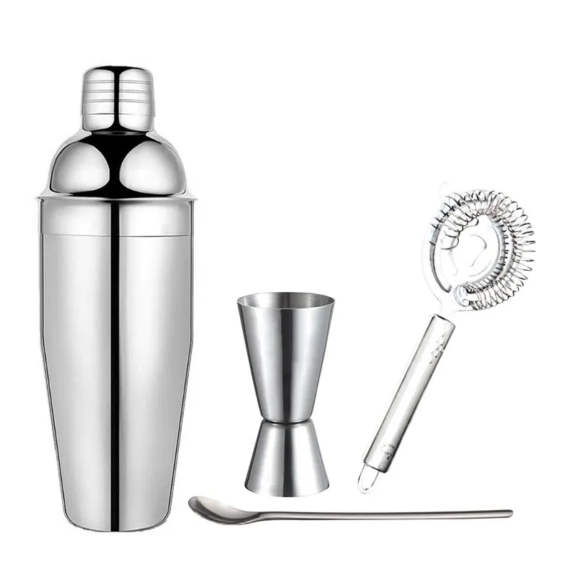 Cafemarkt 4 Parça Bar Kokteyl Hazırlama Seti, 750 ml