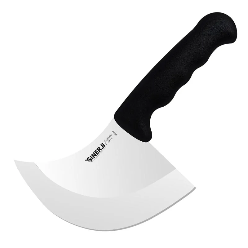 Sinerji Chocolate Plastik Saplı Büyük Börek Bıçağı, 20.5 cm, Siyah