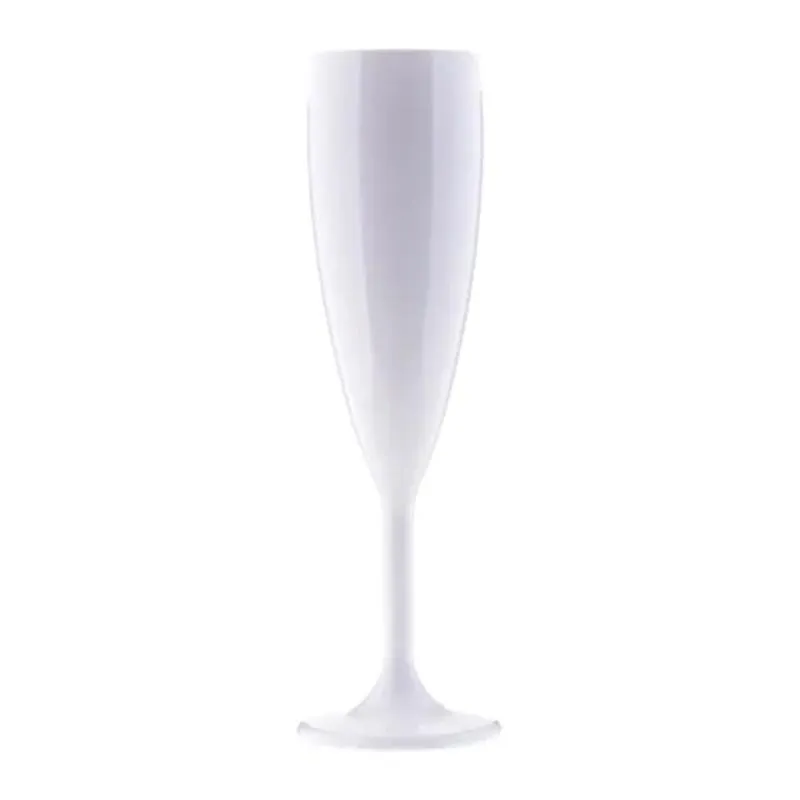 Rubikap Flüt Şampanya Bardağı, 180 ml, Beyaz