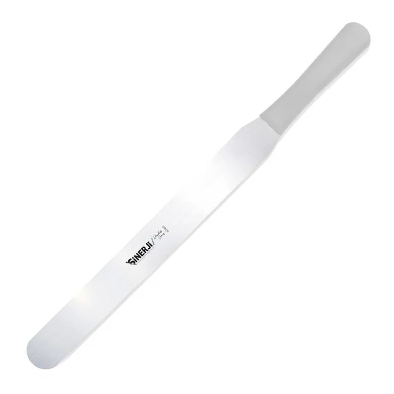 Sinerji Chocolate Plastik Saplı Pasta Bıçağı, 35 cm, Beyaz