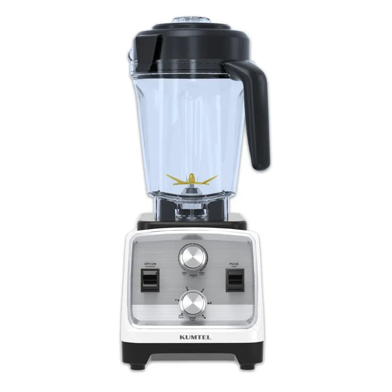 Kumtel HCTB-01 Profesyonel Buz Kırıcılı Bar Blender, 3 L, 1600 W, Beyaz