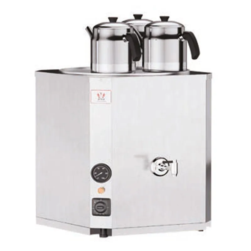 Anka IYNC3 Yeni Nesil Çay Makinesi, 3 Demlikli, 35 L, Inox
