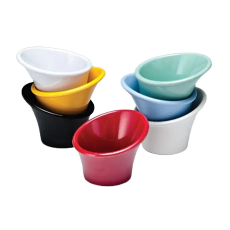 Zicco K-1963 Melamin Mini Teşhir Kasesi, 7.5x4-6 cm, Sarı
