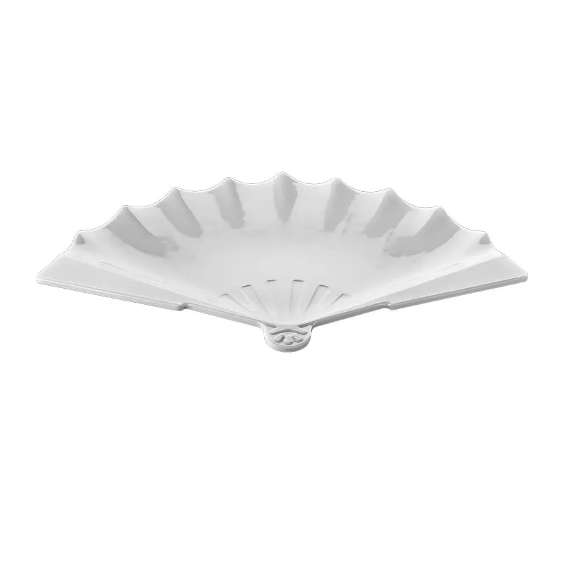 Biradlı BRD-3061 Yelpaze Melamin Sunum Tabağı, 61x36x5.3 cm