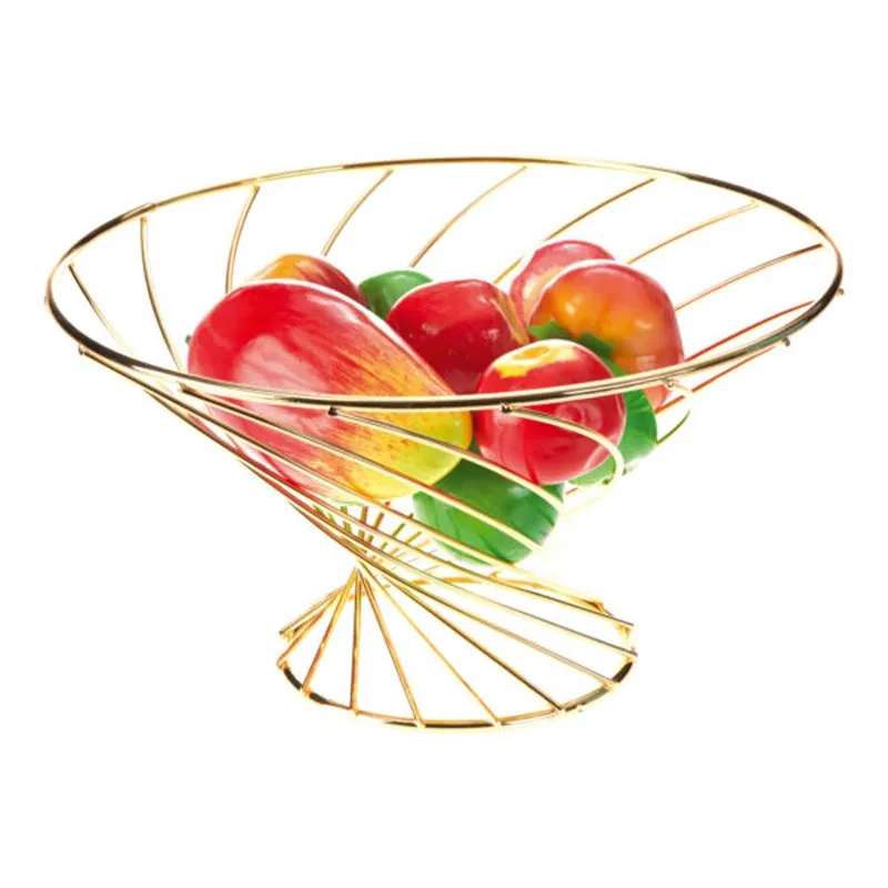 Biradlı GRV-522 Tel Meyvelik, 35x24 cm, Altın