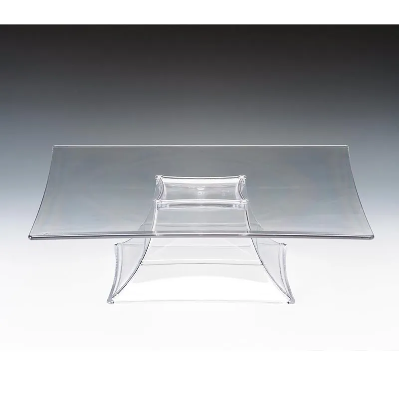 Zicco ZCP-629 Ayaklı Polikarbon Teşhir Standı, 35x35x10.5 cm, Şeffaf