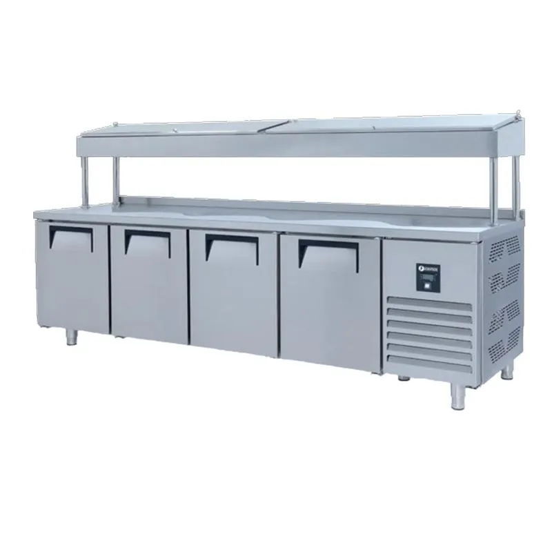 Iceinox PTS H 560 CR Make Up Yüksek Buzdolabı, 4 Kapılı