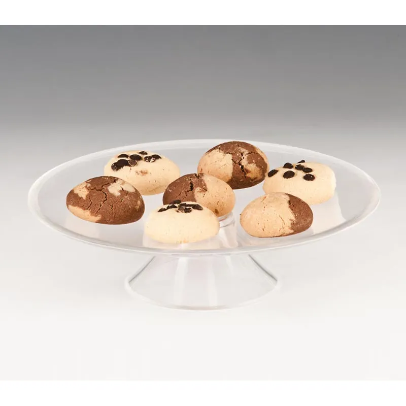 Zicco ZCP-358 Akrilik Pasta Standı, Ayaklı, Akrilik, 24 cm