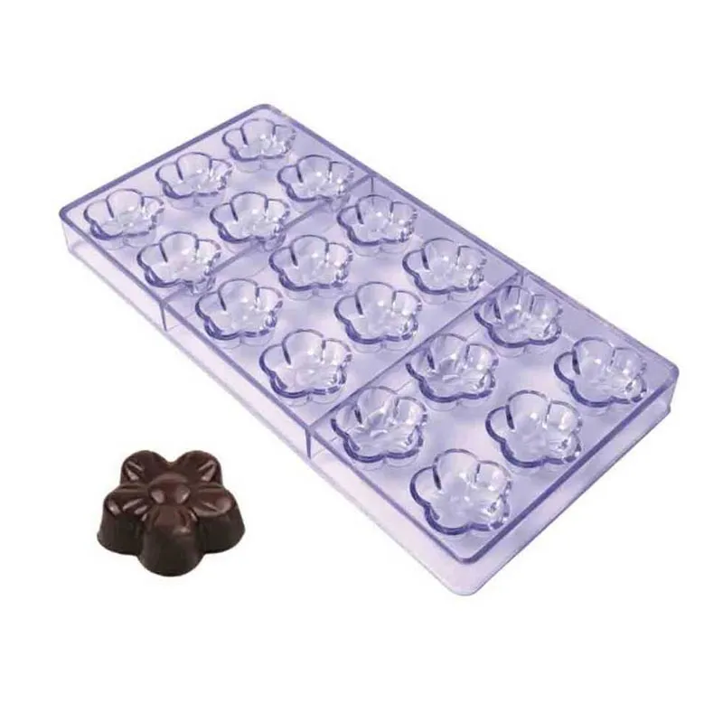 Epinox CCP-13 Çiçek Polikarbon Çikolata Kalıbı, 27.5x13.5 cm