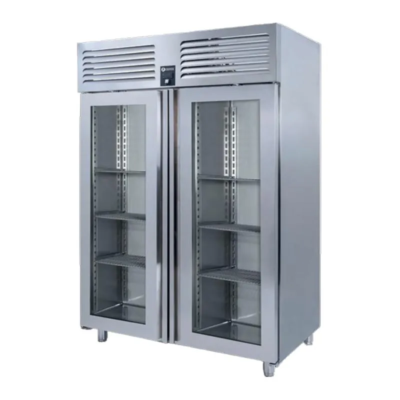 Iceinox VTS 1150 CR VG Dik Tip Snack ve GN Buzdolabı, 2 Cam Kapılı