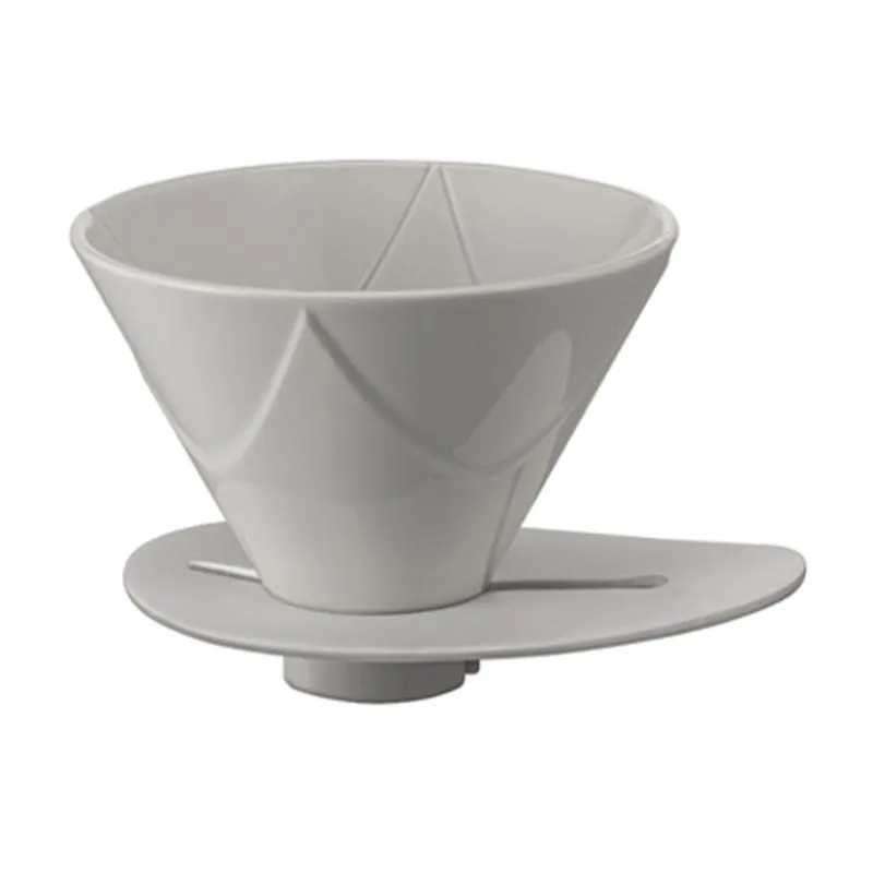Hario VDMU-02-CW V60 Mugen Seramik Dripper, Beyaz