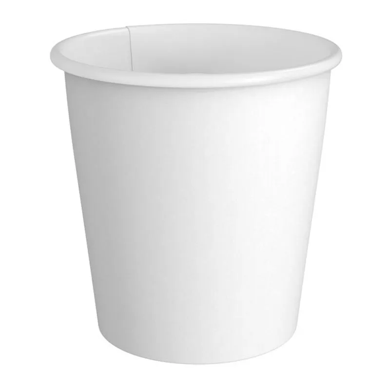 Cafemarkt Tek Katman Sıcak İçecek Karton Bardak, 7 oz, Beyaz