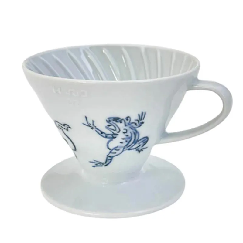 Hario T-VDC-02-W-CG Tachikichi V60 02 Dripper, Cho-ju-giga