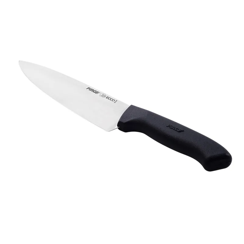 Pirge 38160 Ecco Şef Bıçağı, 19 cm, Siyah