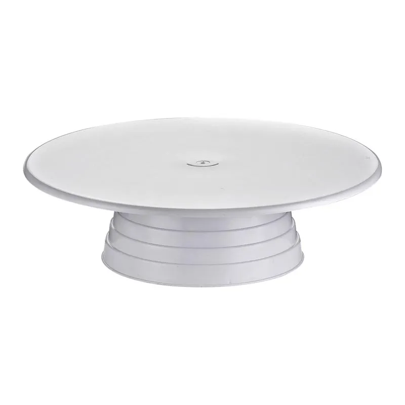 Biradlı BRD-0571 Pasta Sıvama Standı, 33 cm, Beyaz