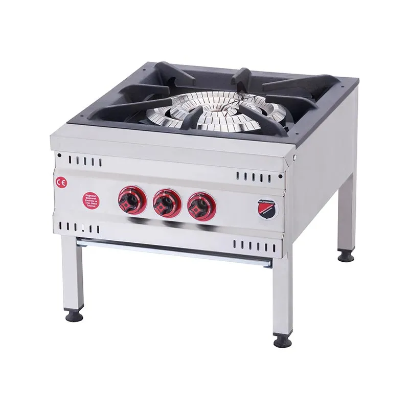 SilverInox YER-03 Yer Ocağı, Üç Yanışlı, LPG-NG