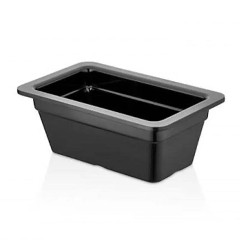 Külsan Thermoset GN 1/4-100 mm Gastronorm Küvet, 2 L, Siyah