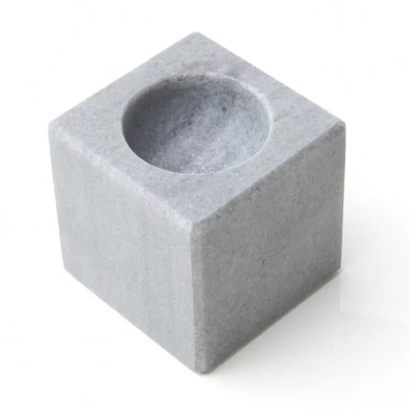 100% Chef Cube Mermer Sunum Tabağı, 6x6 cm