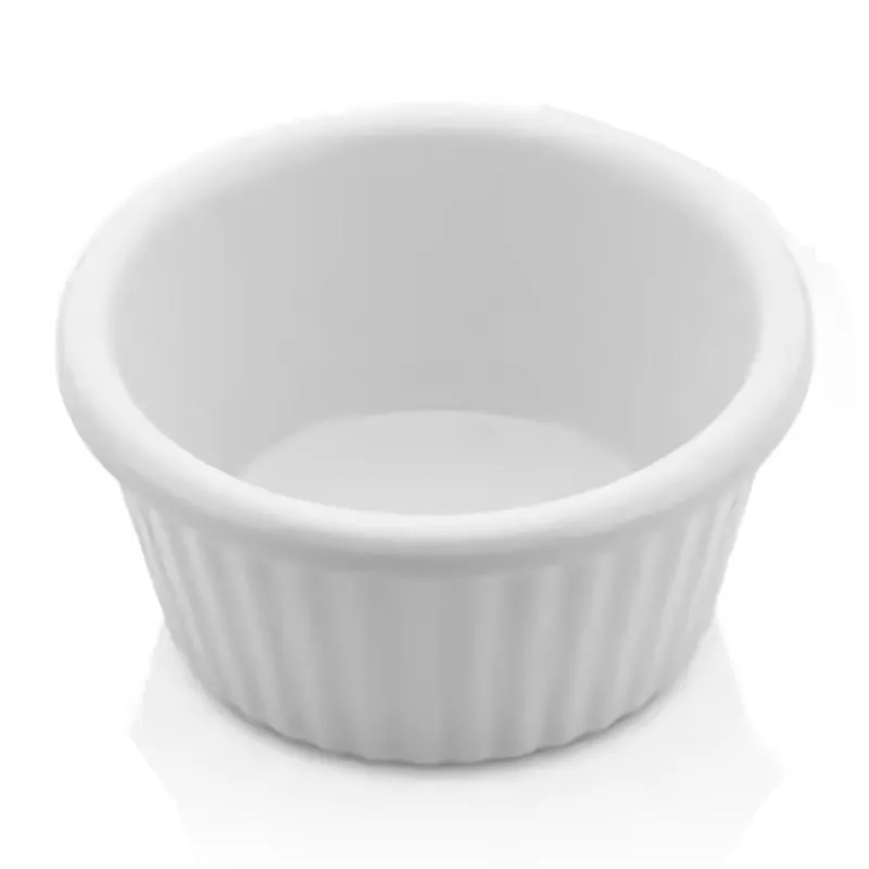 Külsan Thermoset Ramekins, Minimal, 7 cm, 60 ml, Beyaz