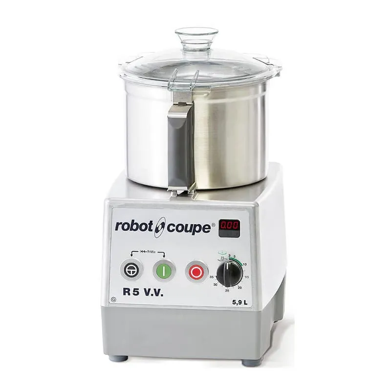 Robot Coupe R 5 V.V. Set Üstü Parçalama Makinesi, 5.9 L, 230V