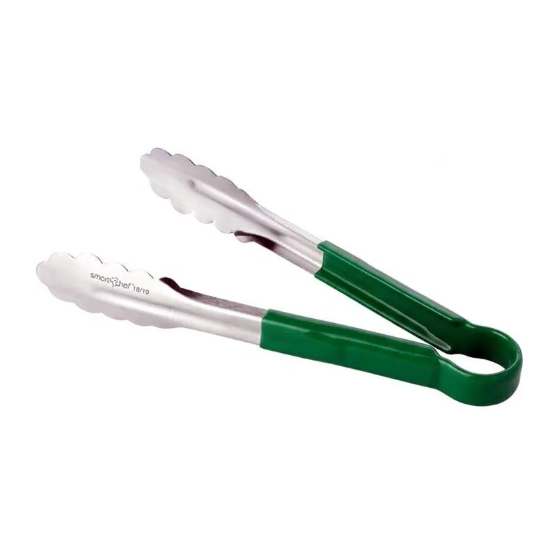 Smart Chef Silikon Saplı Servis Maşası, 23 cm, Yeşil