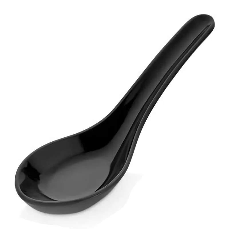 Külsan Thermoset Lokmalık, Minimal, Kaşık Model, 4.5x13 cm, 15 ml, Siyah