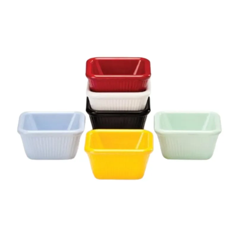 Zicco K-5006 Köşeli Mini Sosluk Reçellik, 7x3 cm, Mavi
