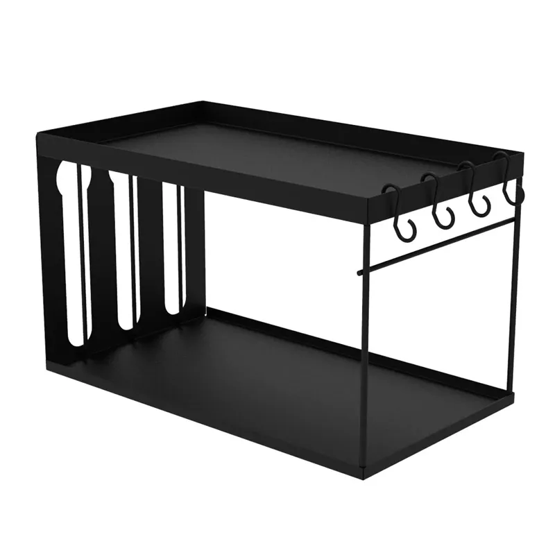 Decorelax Model-3 Kapsül Kahve Organizer Stand, Siyah