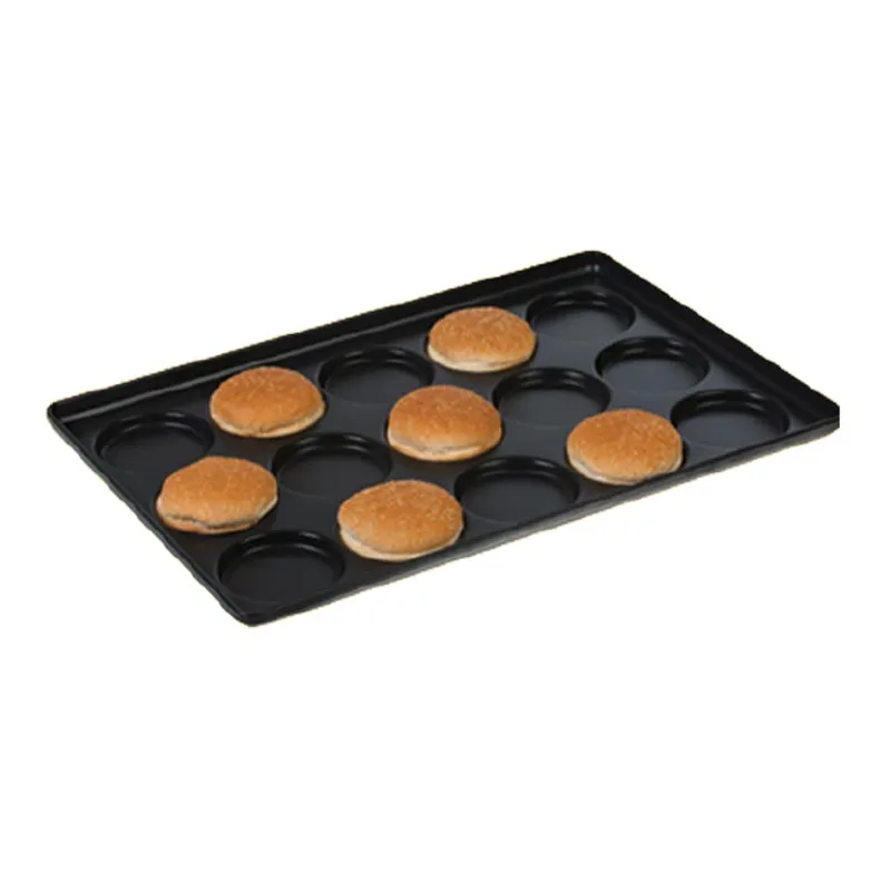 Almetal Alüminize Kaplamalı Hamburger Tavası, 35 Gözlü, 12 mm, 60x90 cm