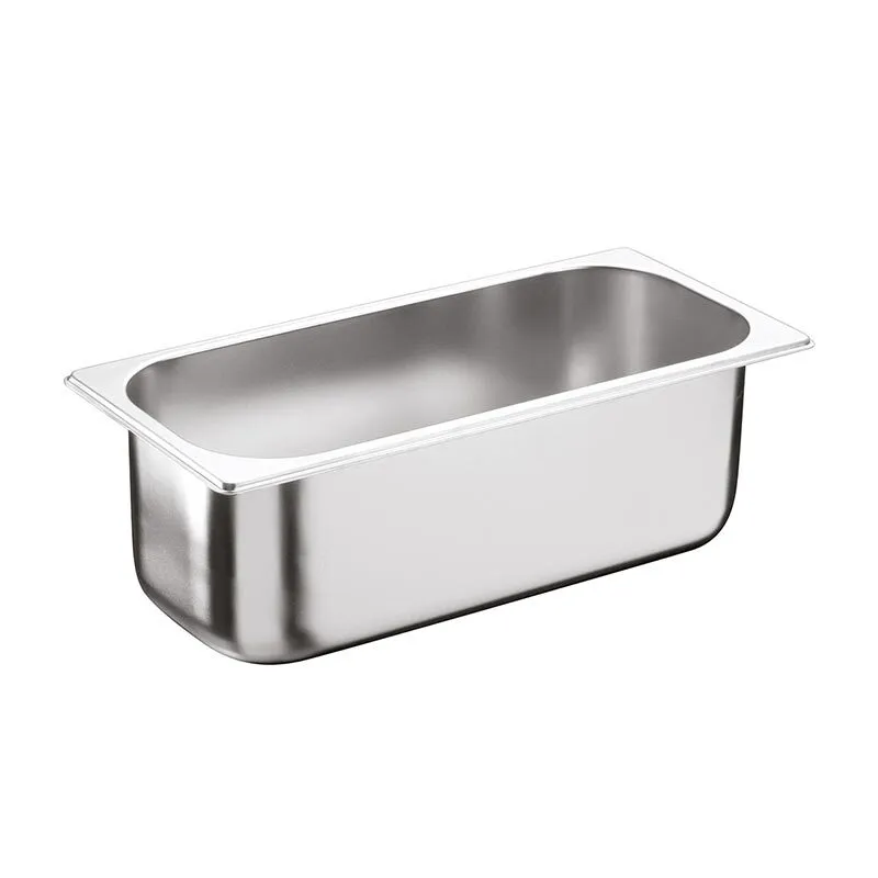 Bilge Inox GN Paslanmaz Çelik Gastronorm Dondurma Kabı, 6 L, 36x17x10 cm